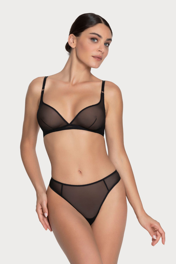 Lise Charmel Révélation Beauté Wireless Triangle Bra Black