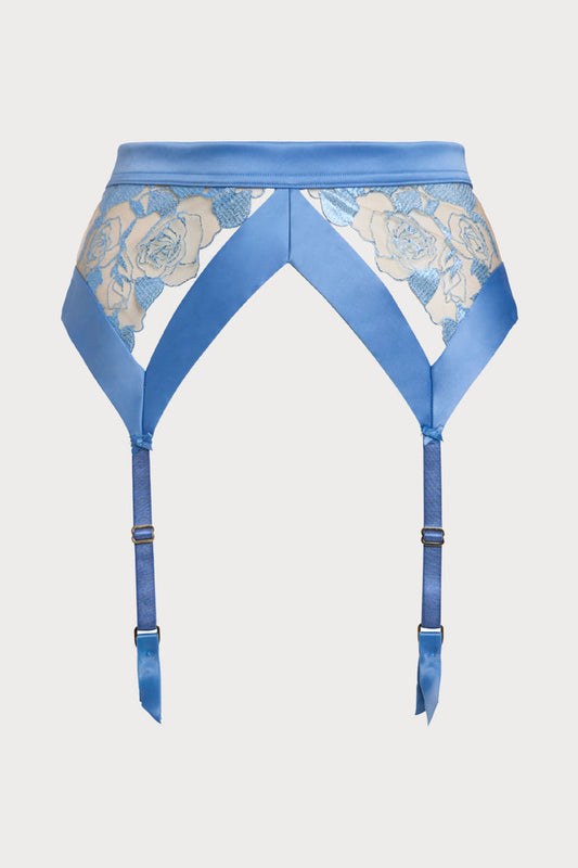 Rosabelle Suspender in Ethereal Blue, Size XS (UK 8)