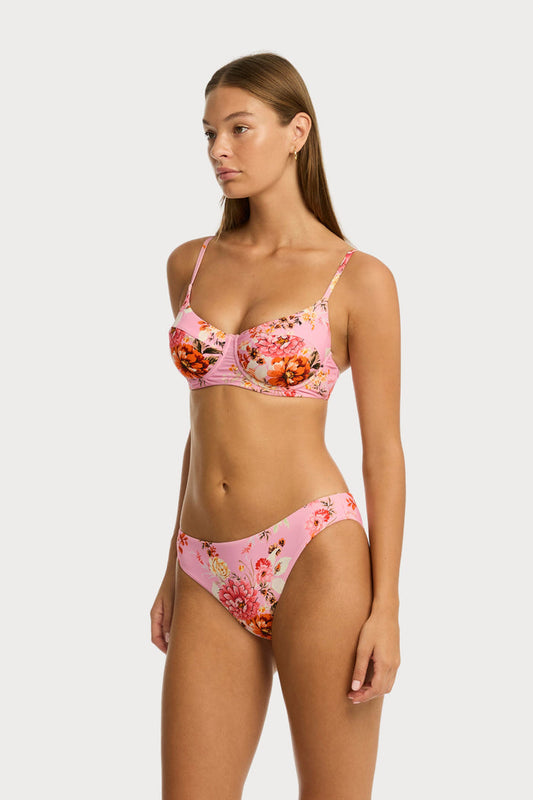 Rosewood Cheeky Bikini Bottom in Pink
