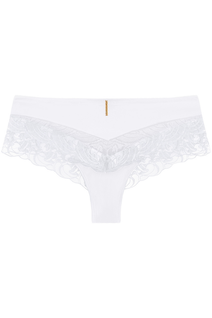 Aubade Satin Memories Arctic Blue Cheeky Brief | French Knickers