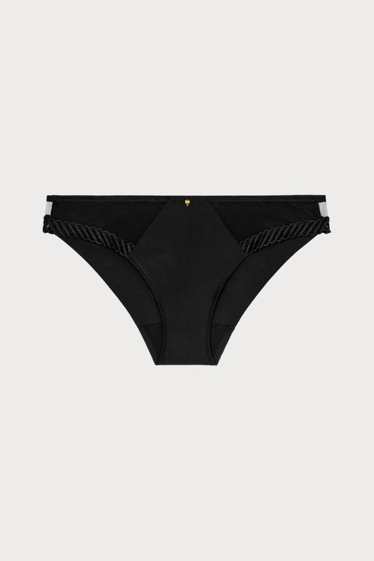 Sheer Emotion Black Brazilian Brief