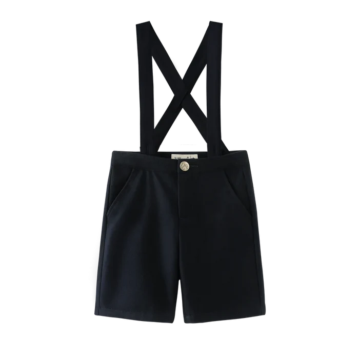 shorts suspender - navy