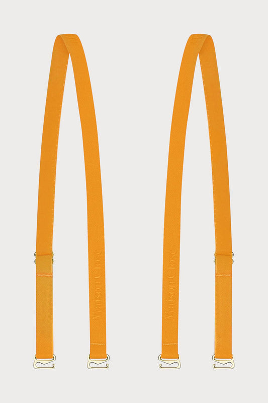 Maison Close Signature Shoulder Straps Orange - Naughty Knickers