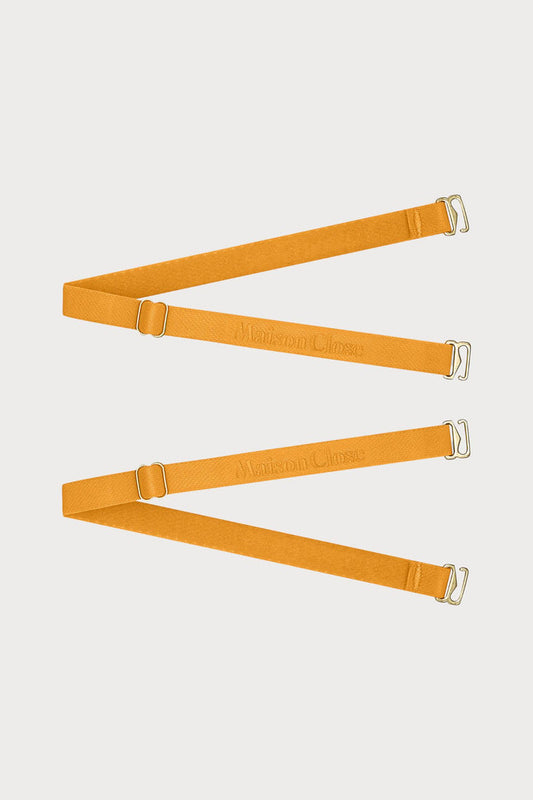Maison Close Signature Thong Straps Orange - Naughty Knickers