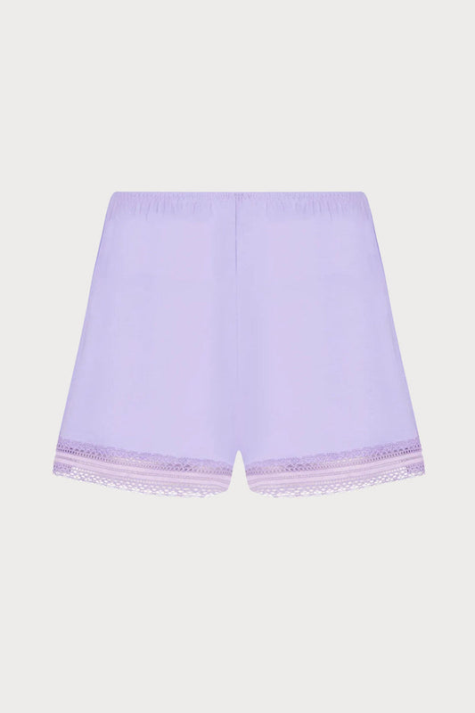Simply Graphic Shorts in Lilac, Size L (UK 14)