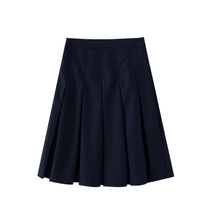 skirt classic pleated - navy