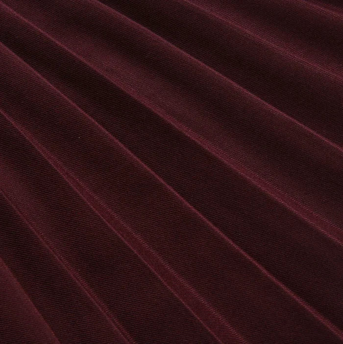 skirt knife pleated - brown