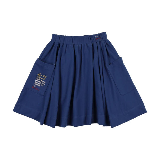 skirt limited capsule circle suspender - bellwether blue