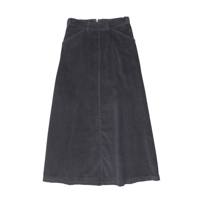 skirt maxi corduroy - navy