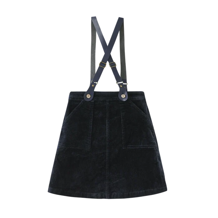skirt suspender - navy
