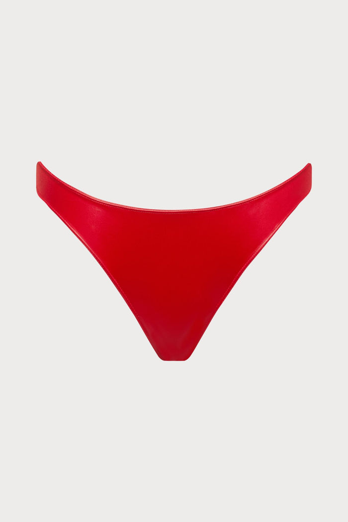 Maison Close Splash Red Thong Bikini Bottom - Naughty Knickers