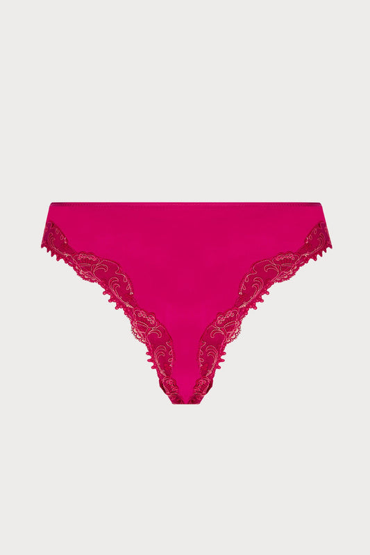 Splendeur Soie Italian Brief in Raspberry