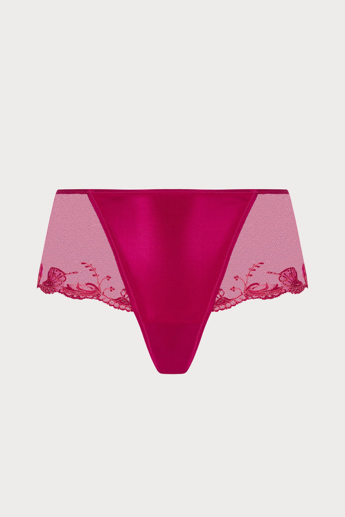 Splendeur Soie Shorty in Raspberry