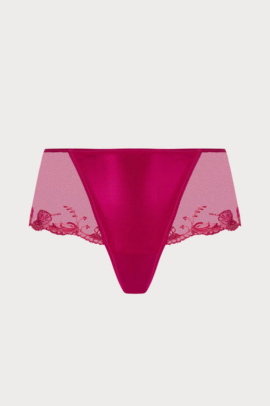 Splendeur Soie Shorty in Raspberry