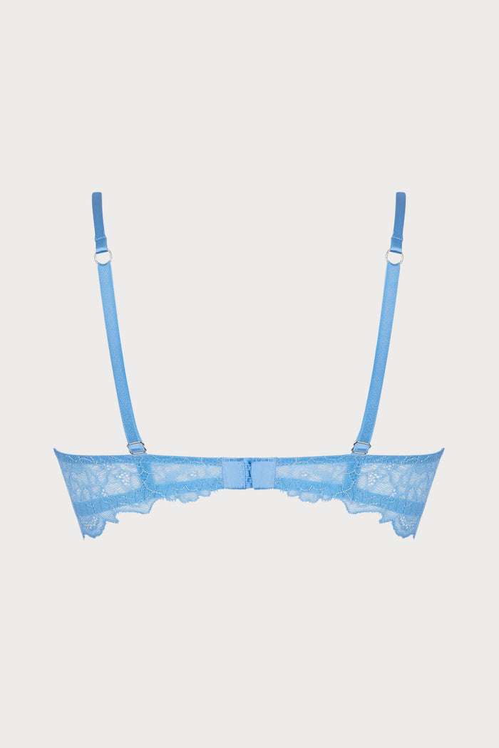 Sublime En Dentelle Half Cup Bra in Blue