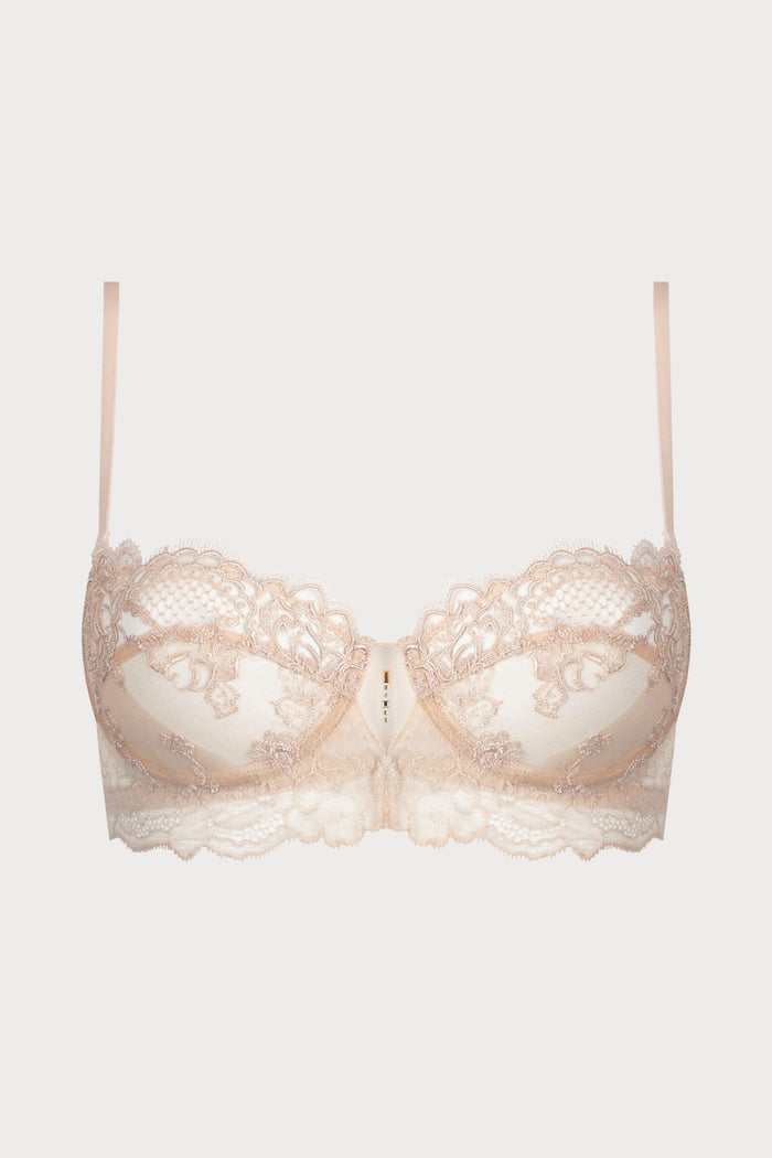 Sublime En Dentelle Half Cup Bra in Nude