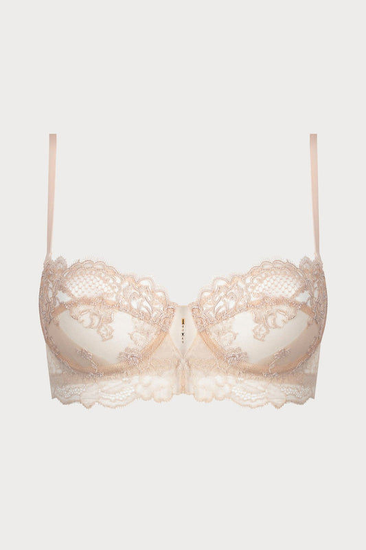 Sublime En Dentelle Half Cup Bra in Nude
