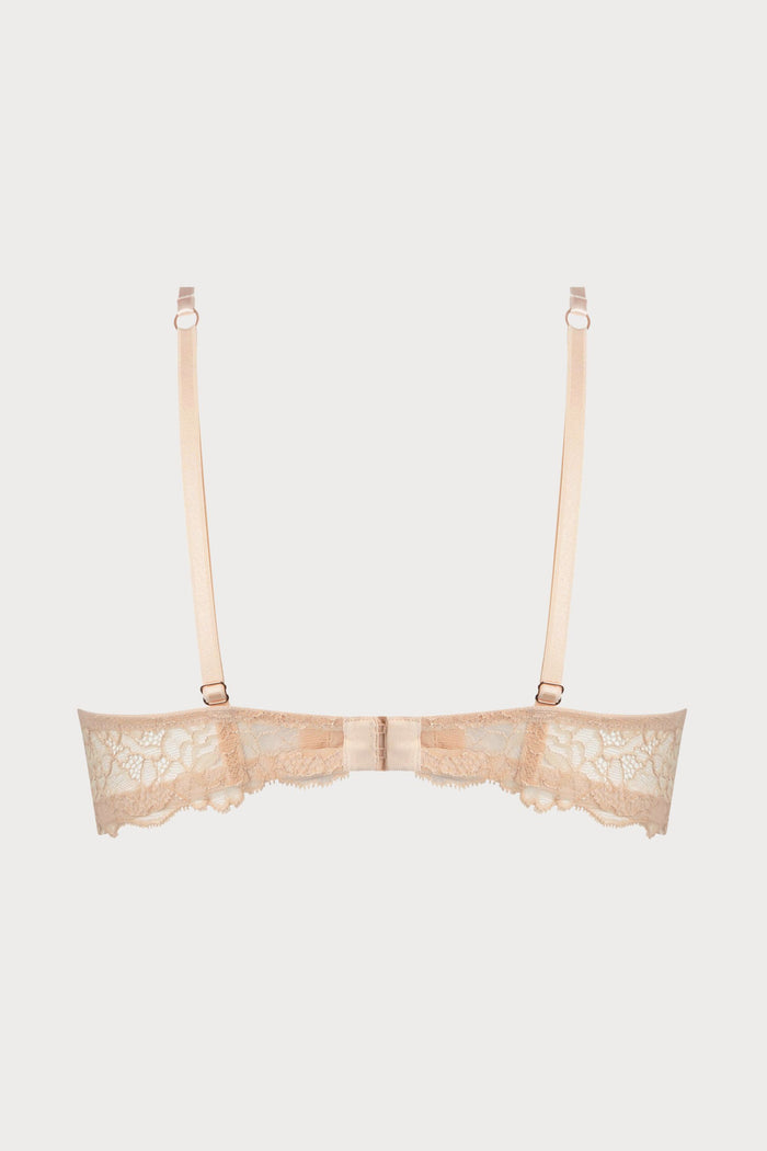 Sublime En Dentelle Half Cup Bra in Nude