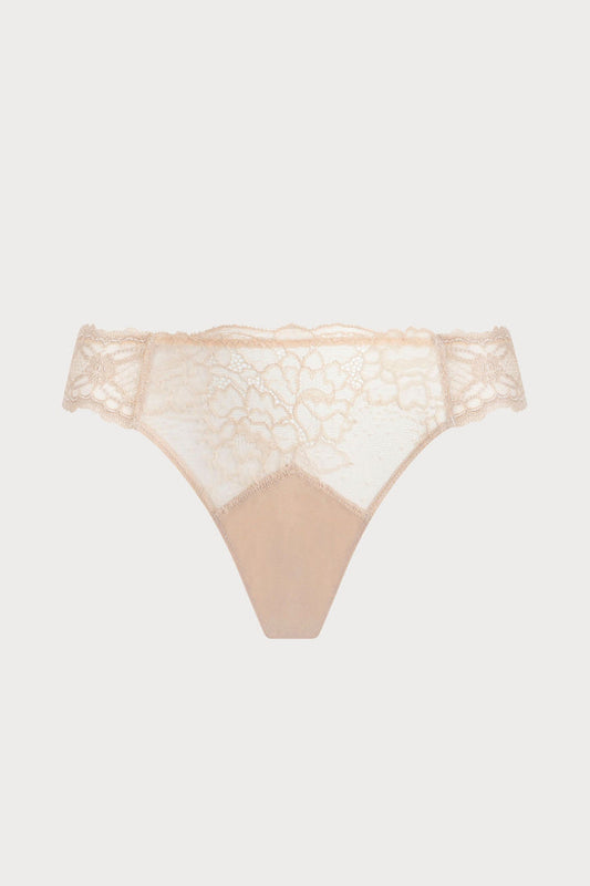 Sublime En Dentelle Thong in Nude