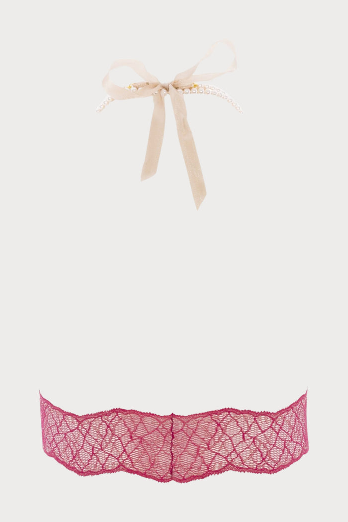 Sydney Pearl Bralette Red