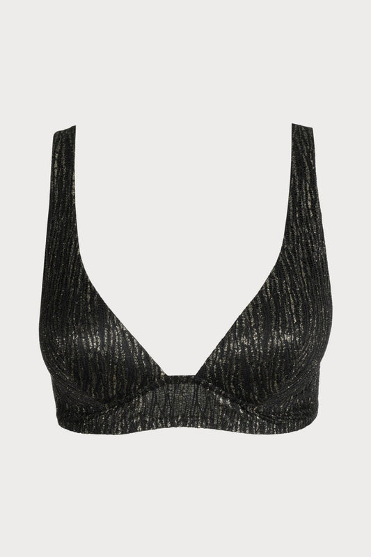 Sarda Tabei Black Padded Bralette - Naughty Knickers