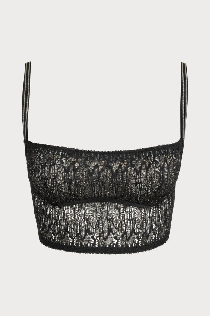 Sarda Tabei Black Wireless Bralette - Naughty Knickers