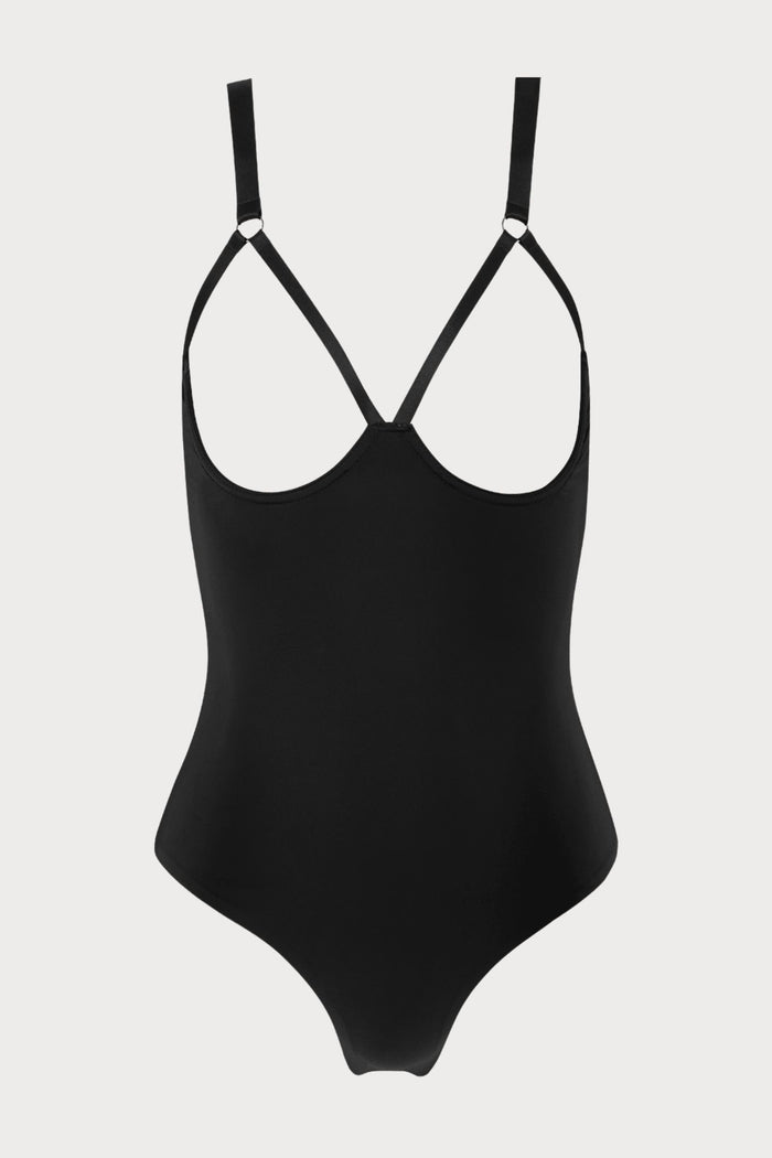 Tapage Nocturne Black Cupless Bodysuit