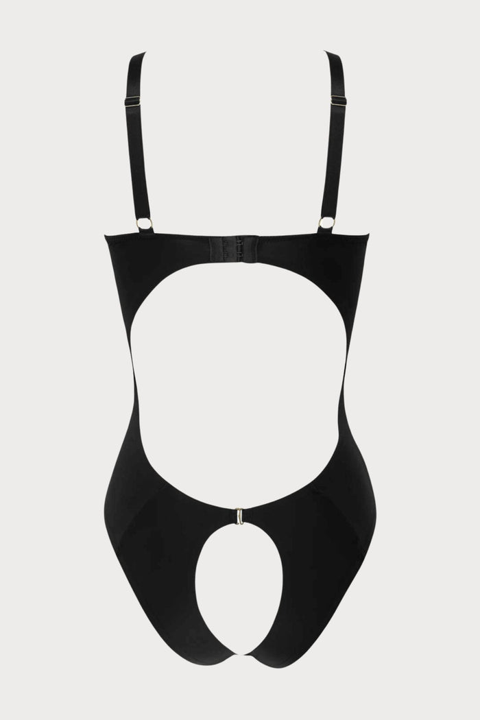 Tapage Nocturne Black Cupless Bodysuit