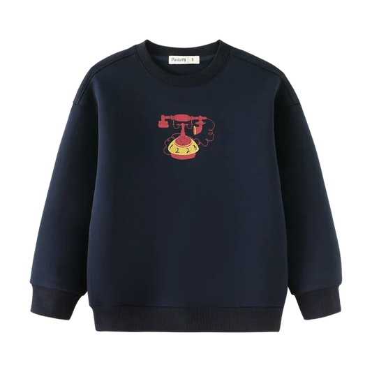 top l/s icon sweatshirt - navy