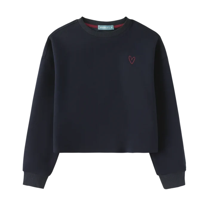top l/s sweatshirt - navy