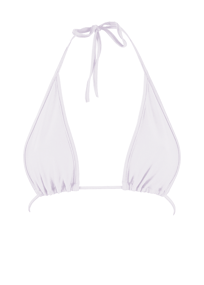 Triangle Bikini Top  / LONG BEACH WHITE,TOPS - EXES LINGERIE