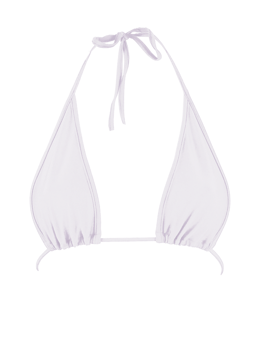Triangle Bikini Top  / LONG BEACH WHITE,TOPS - EXES LINGERIE