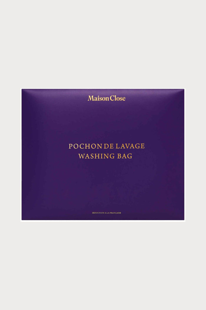 Maison Close White Round Mesh Lingerie Wash Bag - Naughty Knickers